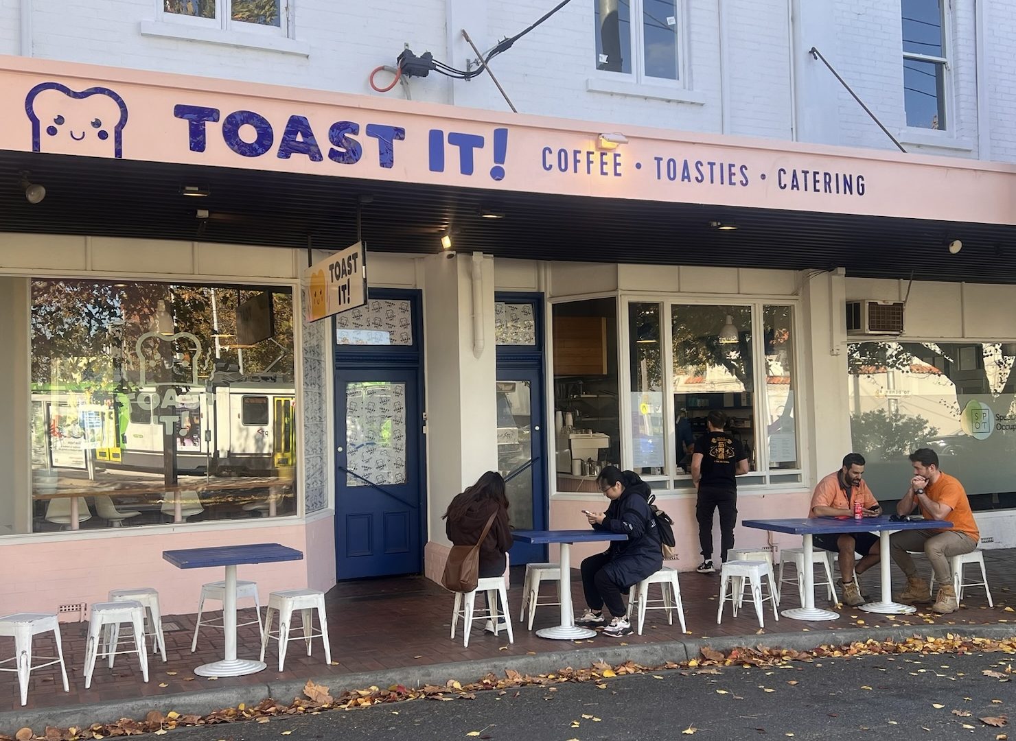 * TOAST IT! * ____________________________________________ TWO CAFES. ONE SIGNATURE.ONE BRAND.____________________________________ ICONIC TOASTIES & SPECIALTY COFFEE.