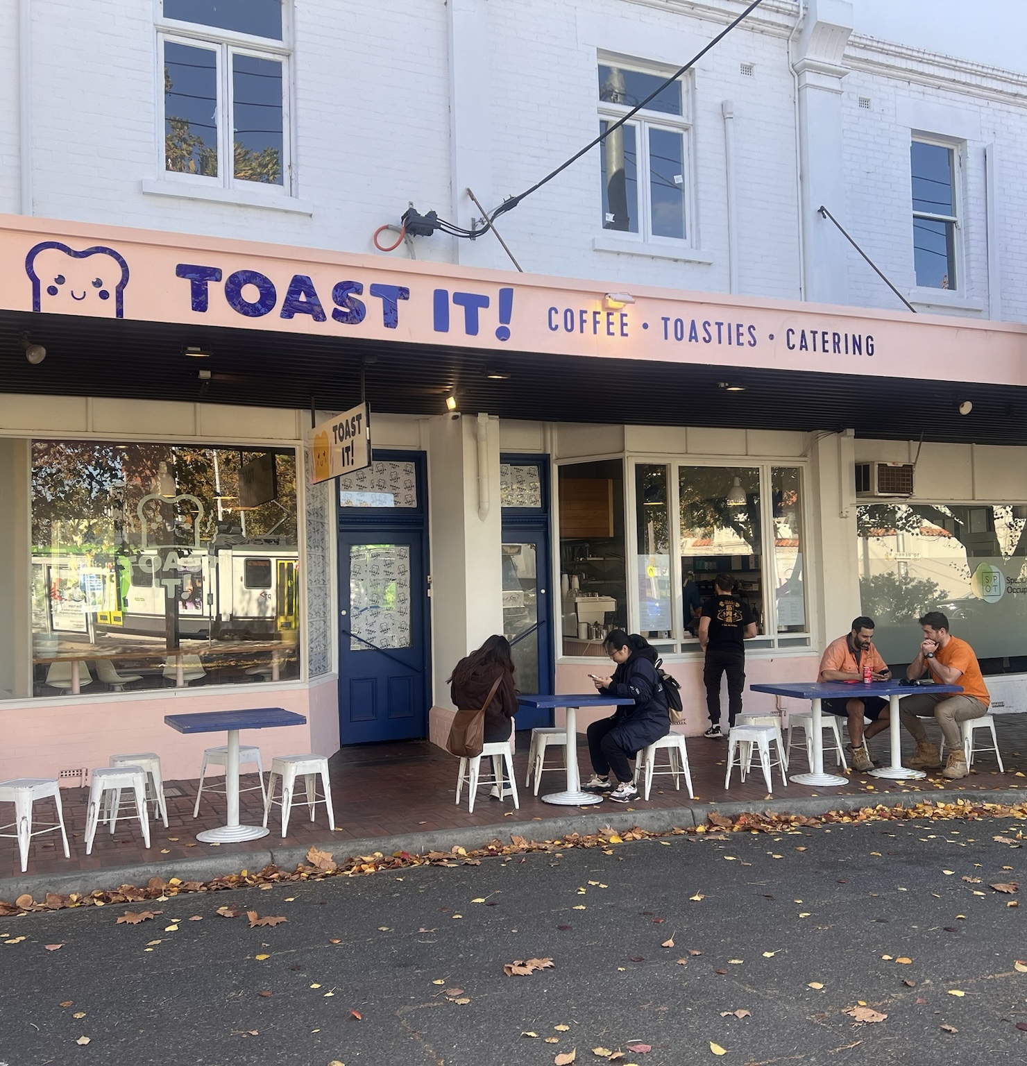 * TOAST IT! * ____________________________________________ TWO CAFES. ONE SIGNATURE.ONE BRAND.____________________________________ ICONIC TOASTIES & SPECIALTY COFFEE.