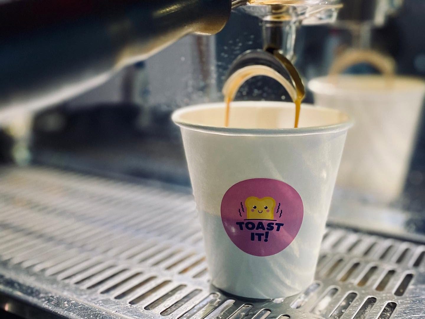 * TOAST IT! * ____________________________________________ TWO CAFES. ONE SIGNATURE.ONE BRAND.____________________________________ ICONIC TOASTIES & SPECIALTY COFFEE.