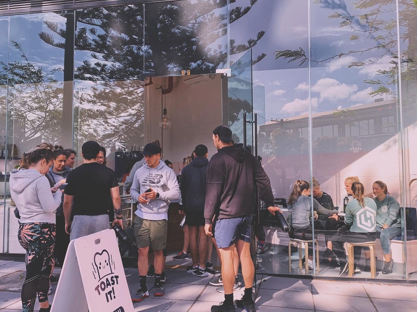 * TOAST IT! * ____________________________________________ TWO CAFES. ONE SIGNATURE.ONE BRAND.____________________________________ ICONIC TOASTIES & SPECIALTY COFFEE.